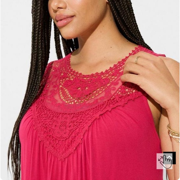 TORRID | Lace Yoke Tank - Picture 4 of 9